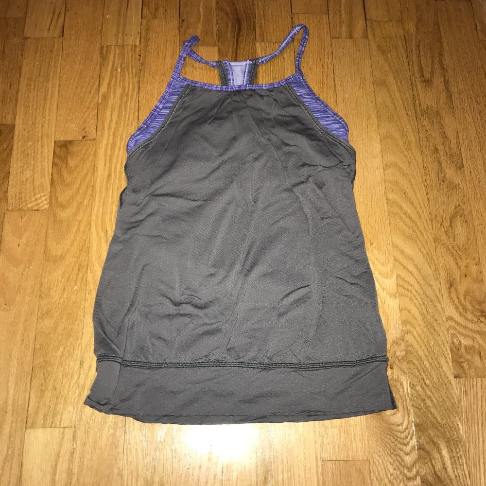 Lululemon Ivivva Double Dutch Tank | Grey & Purple
